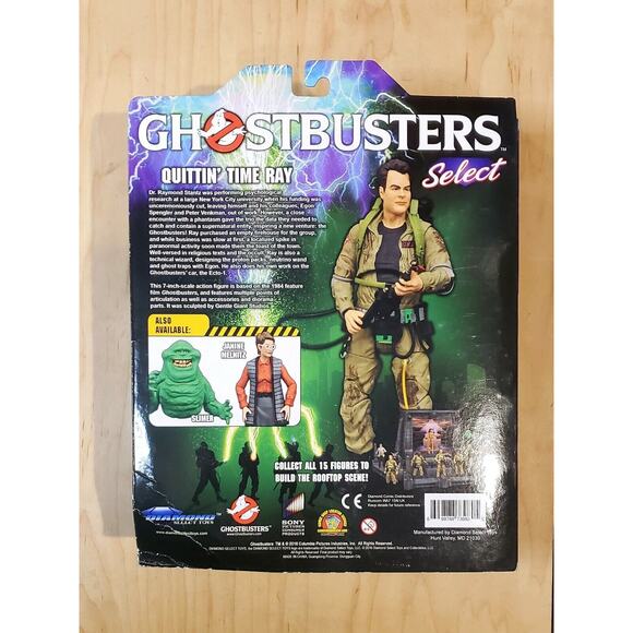 🎬👻 Ghostbusters Select Quittin' Time Ray (sealed with diorama parts) 👻🎬 - Picture 2 of 4
